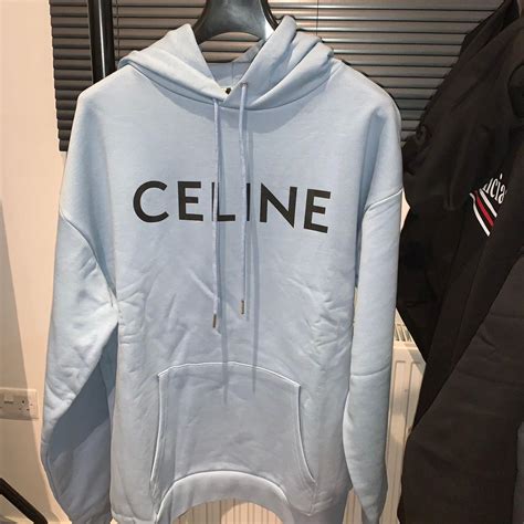 blue celine hoodie|Celine hoodie price.